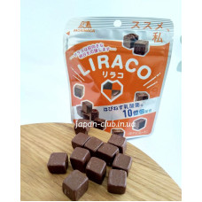 Шоколад LIRACO з молочнокислими бактеріями Happiness Lactic Acid Bacteria,MORINAGA (50 г)